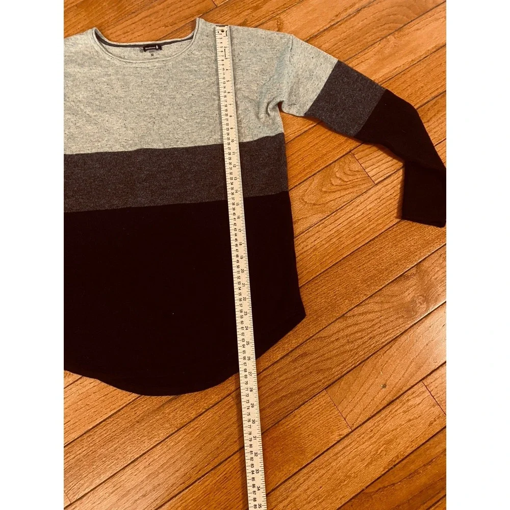 Smartwool Shadow Pine Colorblock Merino Wool Blend Crew Sweater Women's Medium